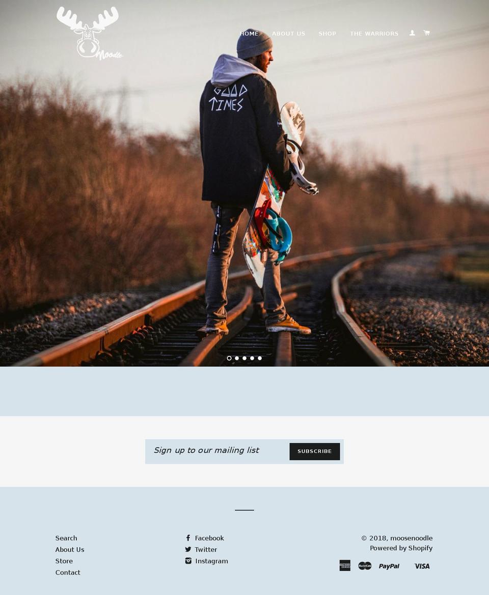 themoosenoodle.com — Shopify storefront screenshot