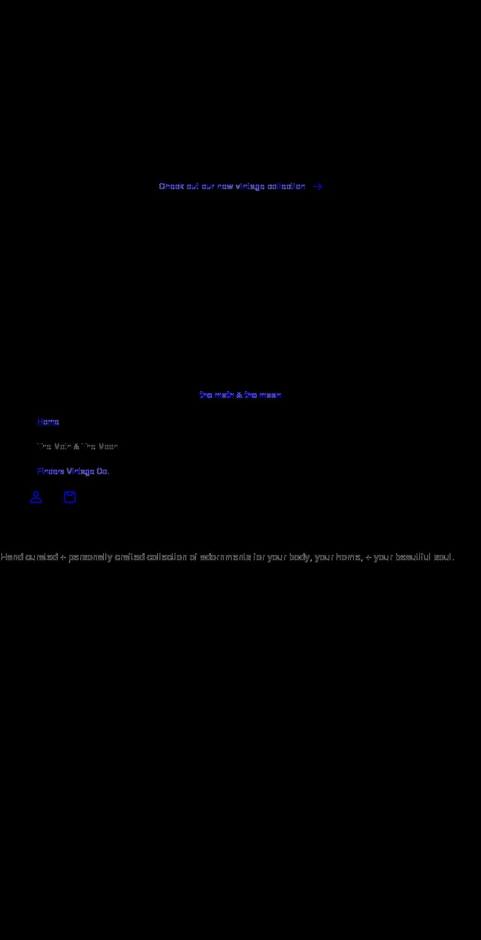 themoththemoon.com shopify website screenshot