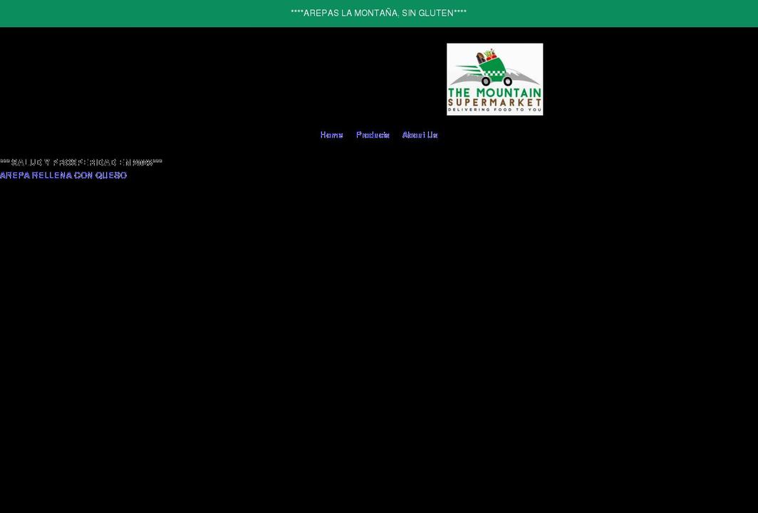 themountainsupermarket.com shopify website screenshot
