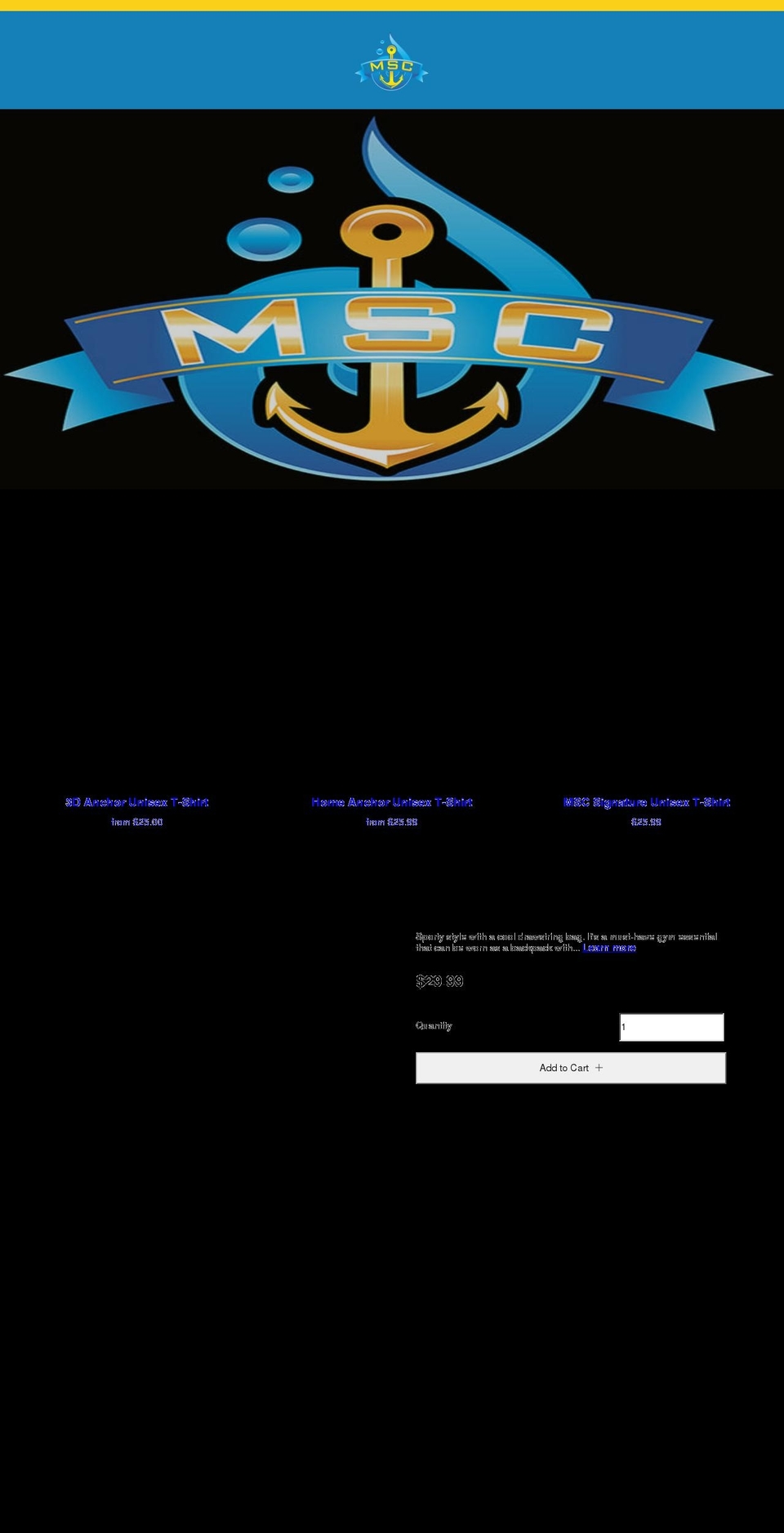 themscbrand.com shopify website screenshot