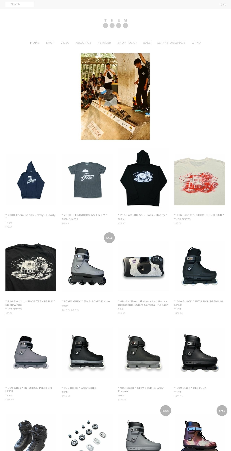 themskates.com — Shopify storefront screenshot