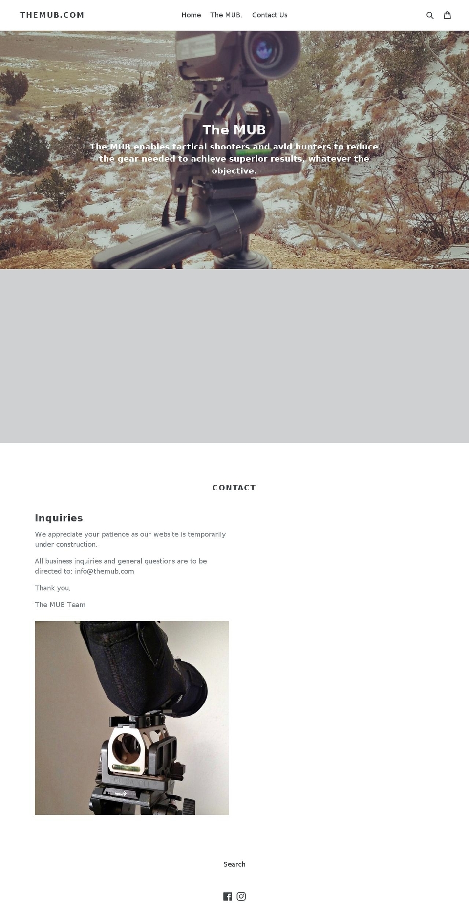 themub.com shopify website screenshot