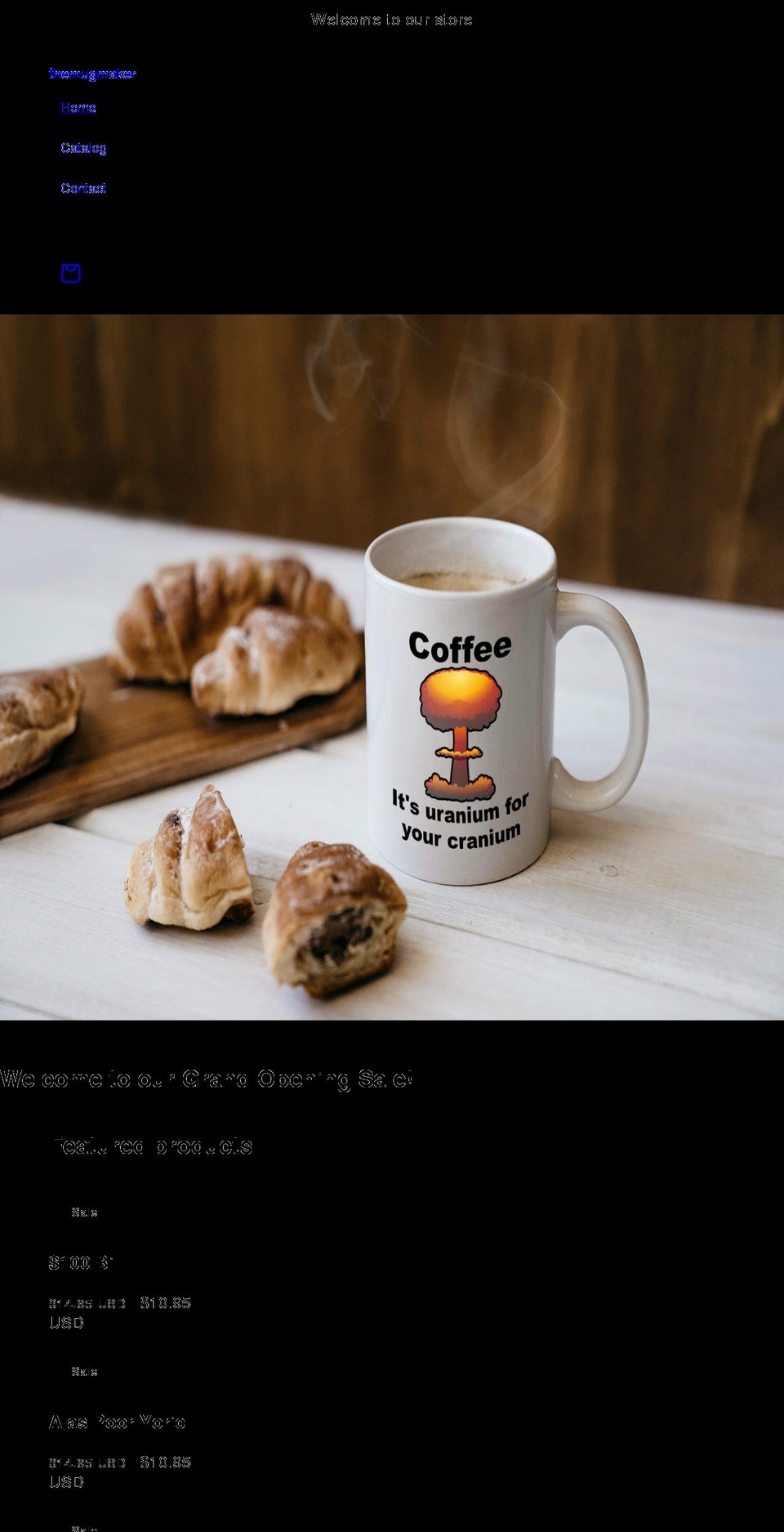 themugmaker.com shopify website screenshot