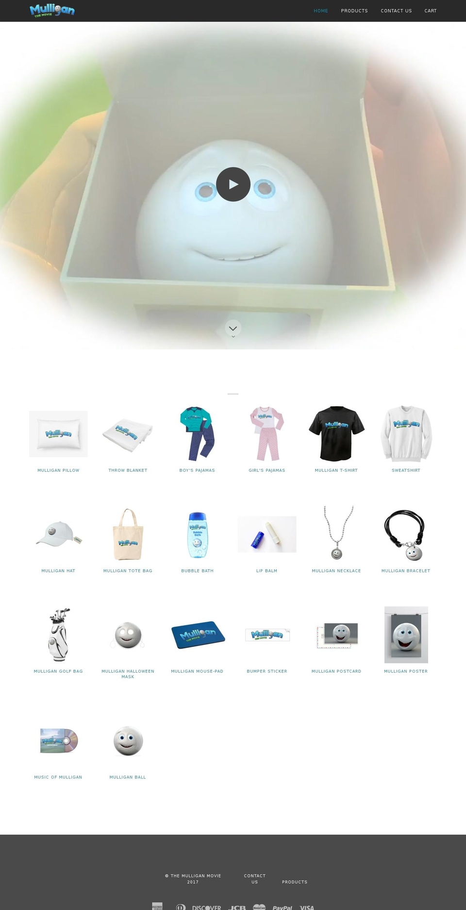 themulliganmovie.com shopify website screenshot