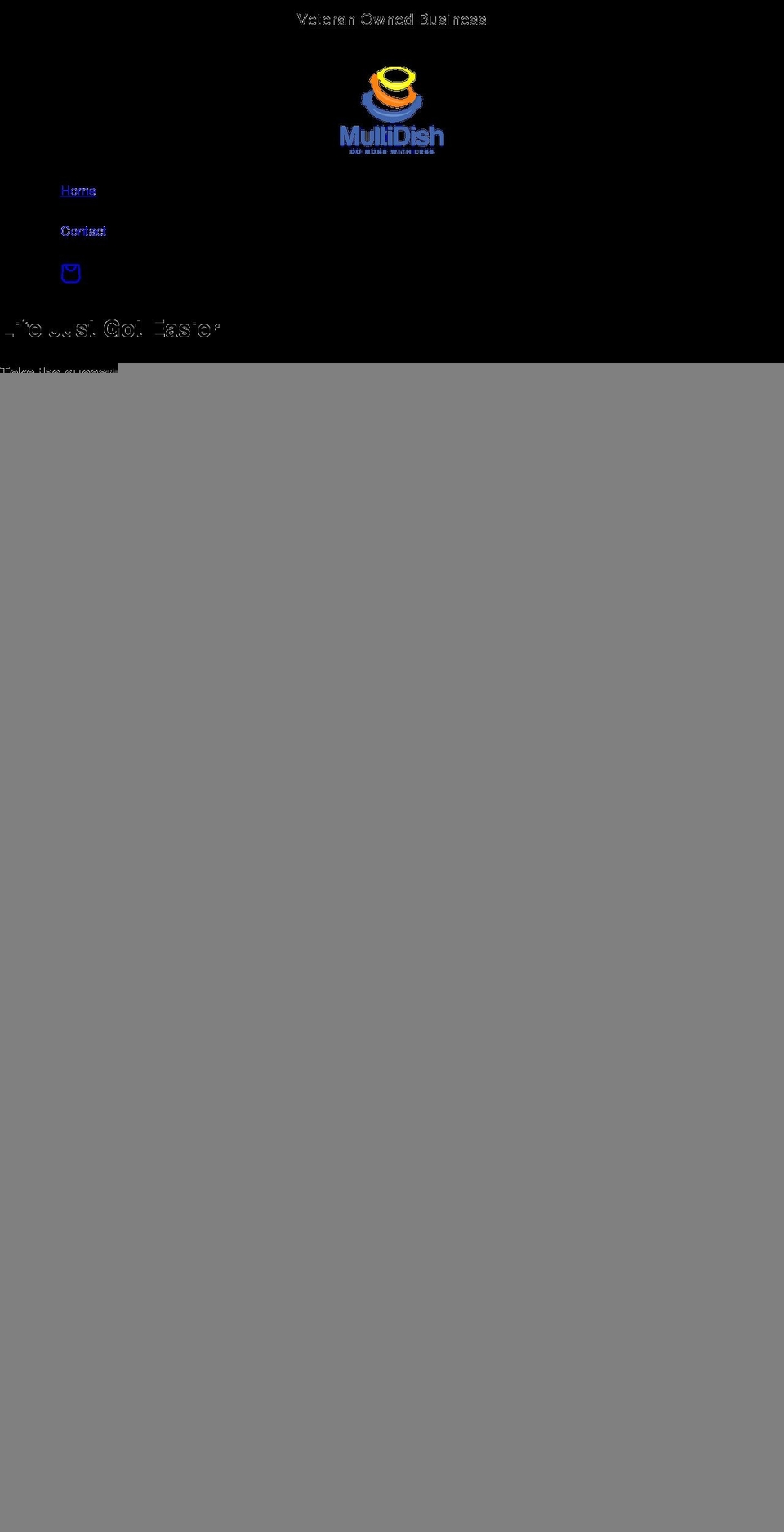 themultidish.com shopify website screenshot