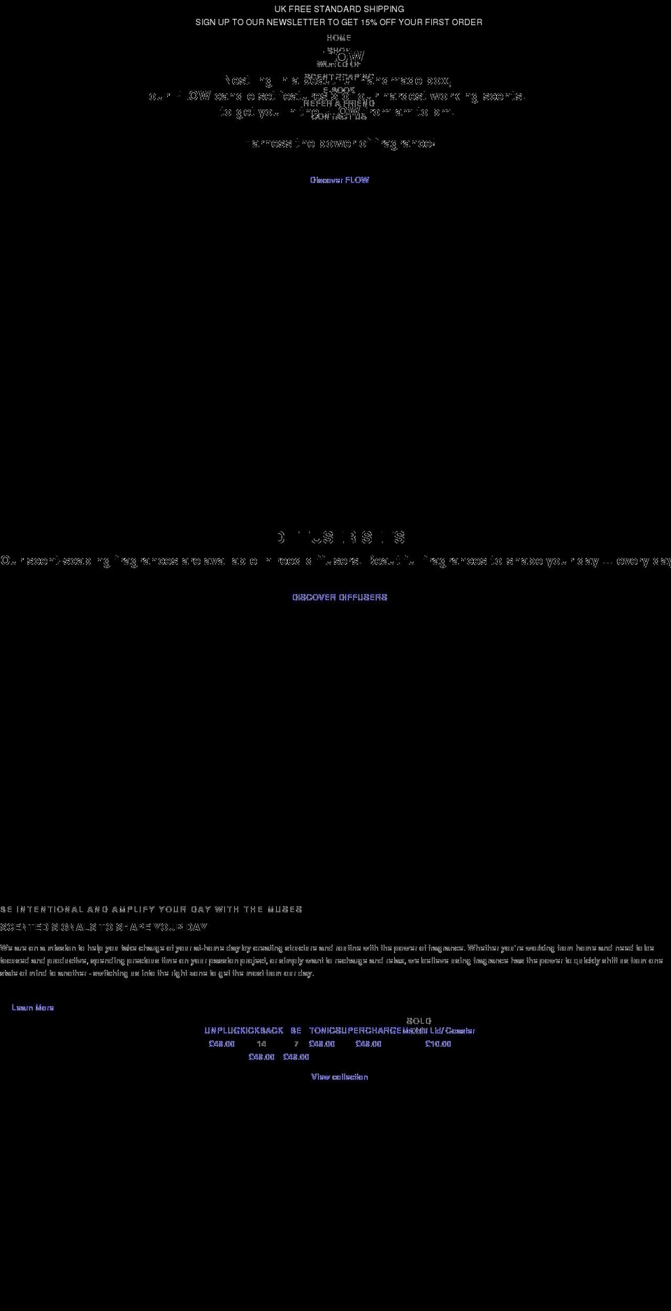 themuseslondon.co.uk shopify website screenshot