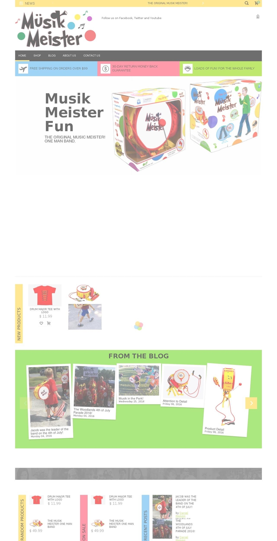 themusikmeister.com shopify website screenshot