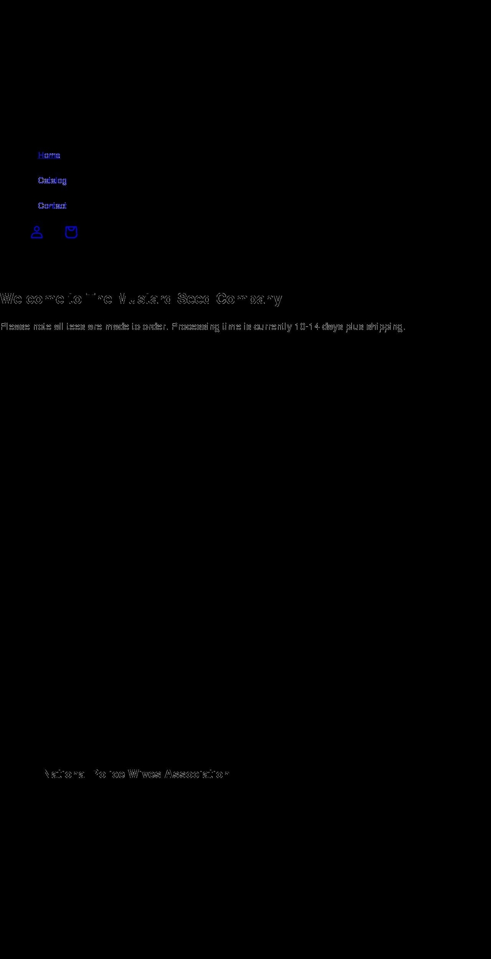 themustardseedcompany.com shopify website screenshot