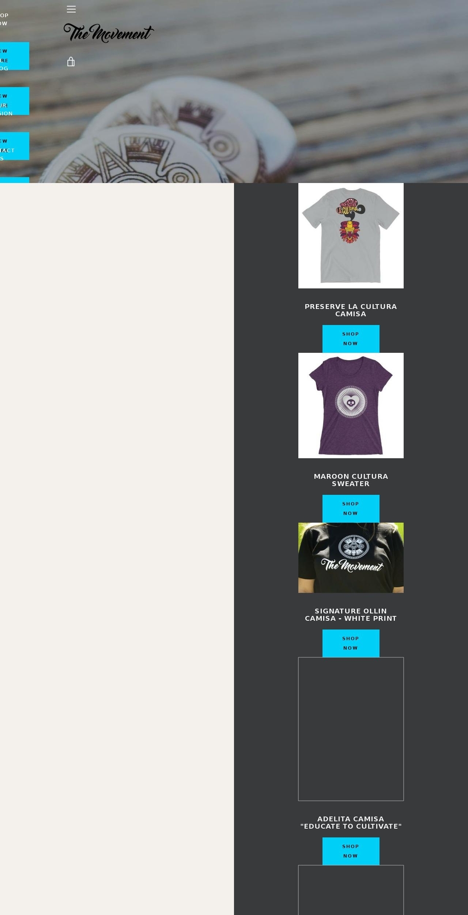 themvmtbrand.com shopify website screenshot