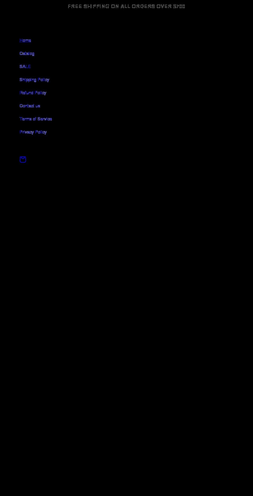 themvntg.com shopify website screenshot