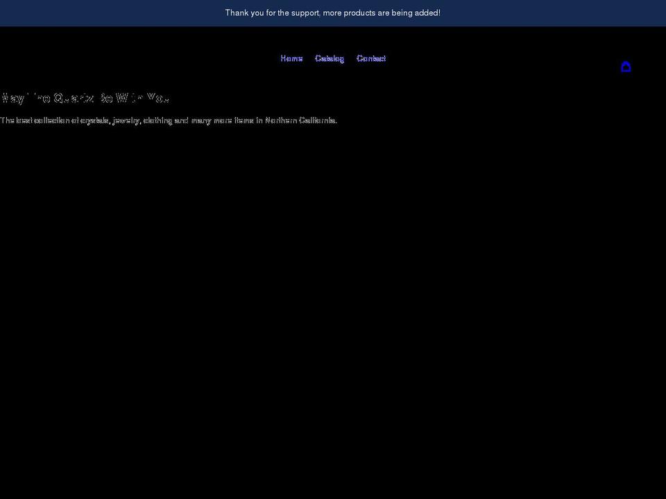themysticoasis.com shopify website screenshot