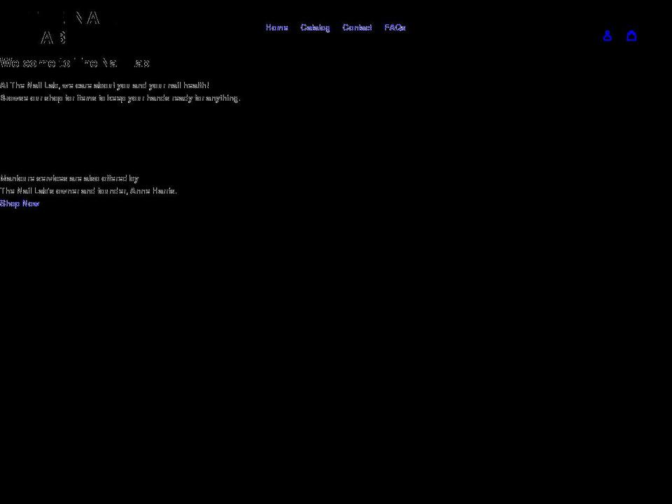 thenaillabboutique.com shopify website screenshot