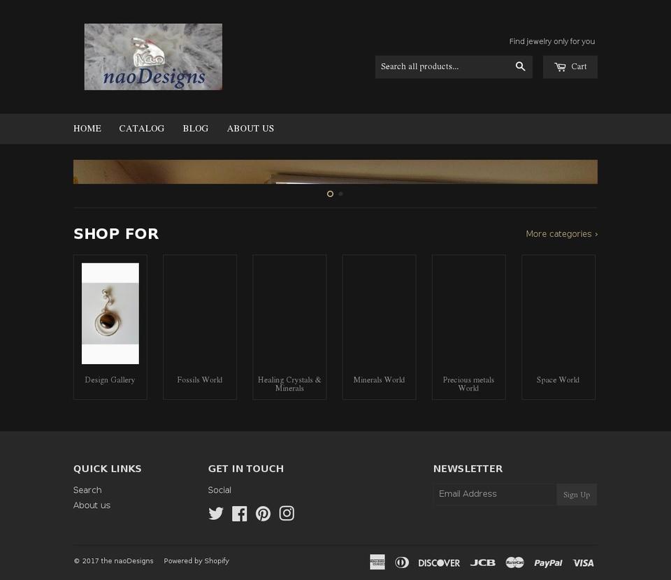 thenaodesigns.com shopify website screenshot