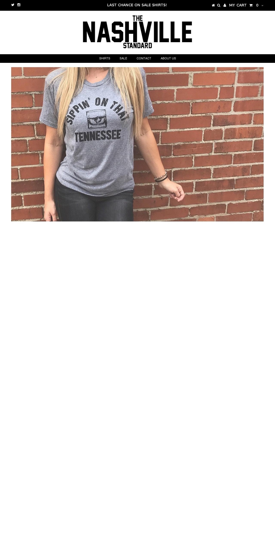 thenashvillestandard.com — Shopify storefront screenshot