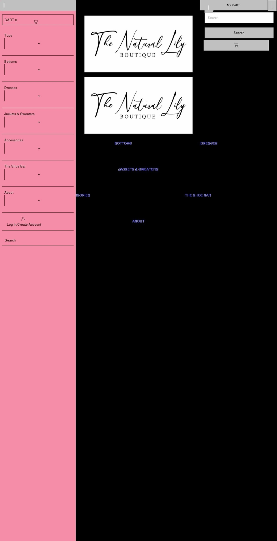 thenaturallily.com shopify website screenshot