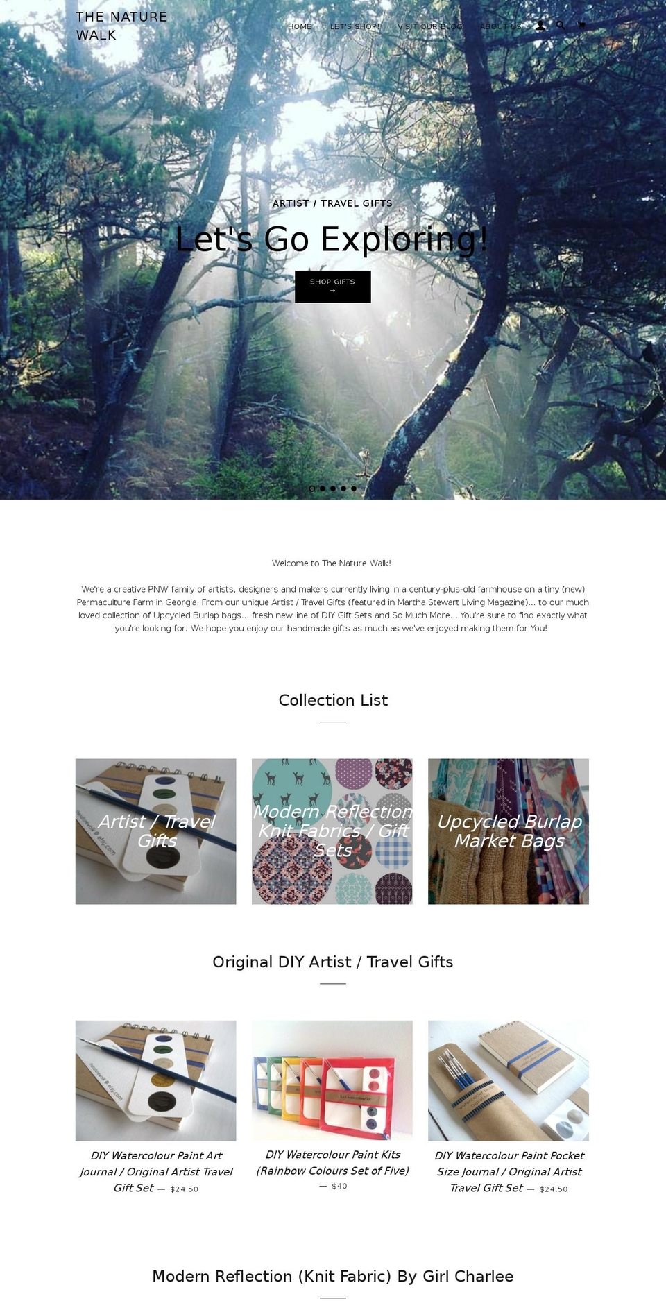 thenaturewalk.com shopify website screenshot