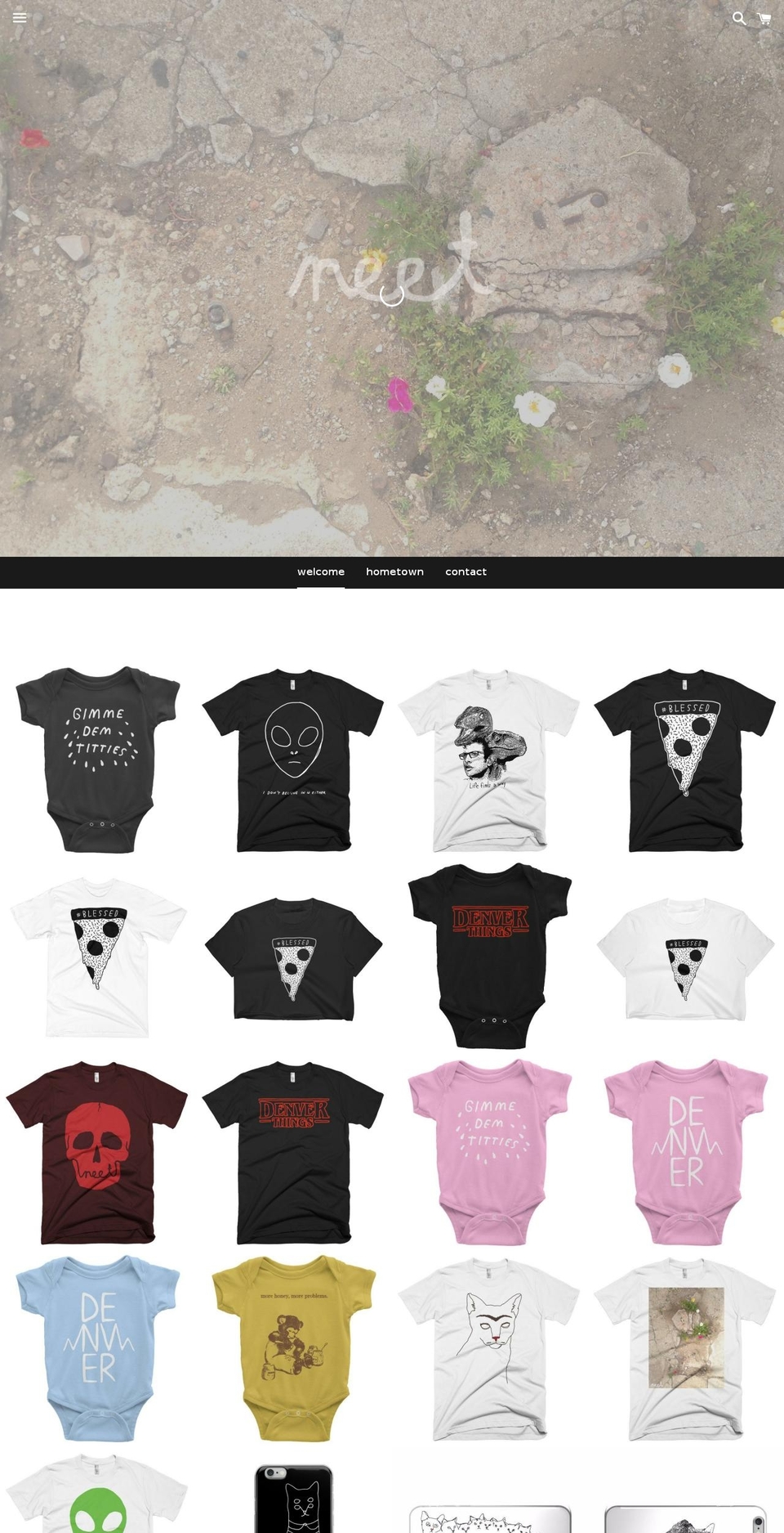 theneetshop.com shopify website screenshot