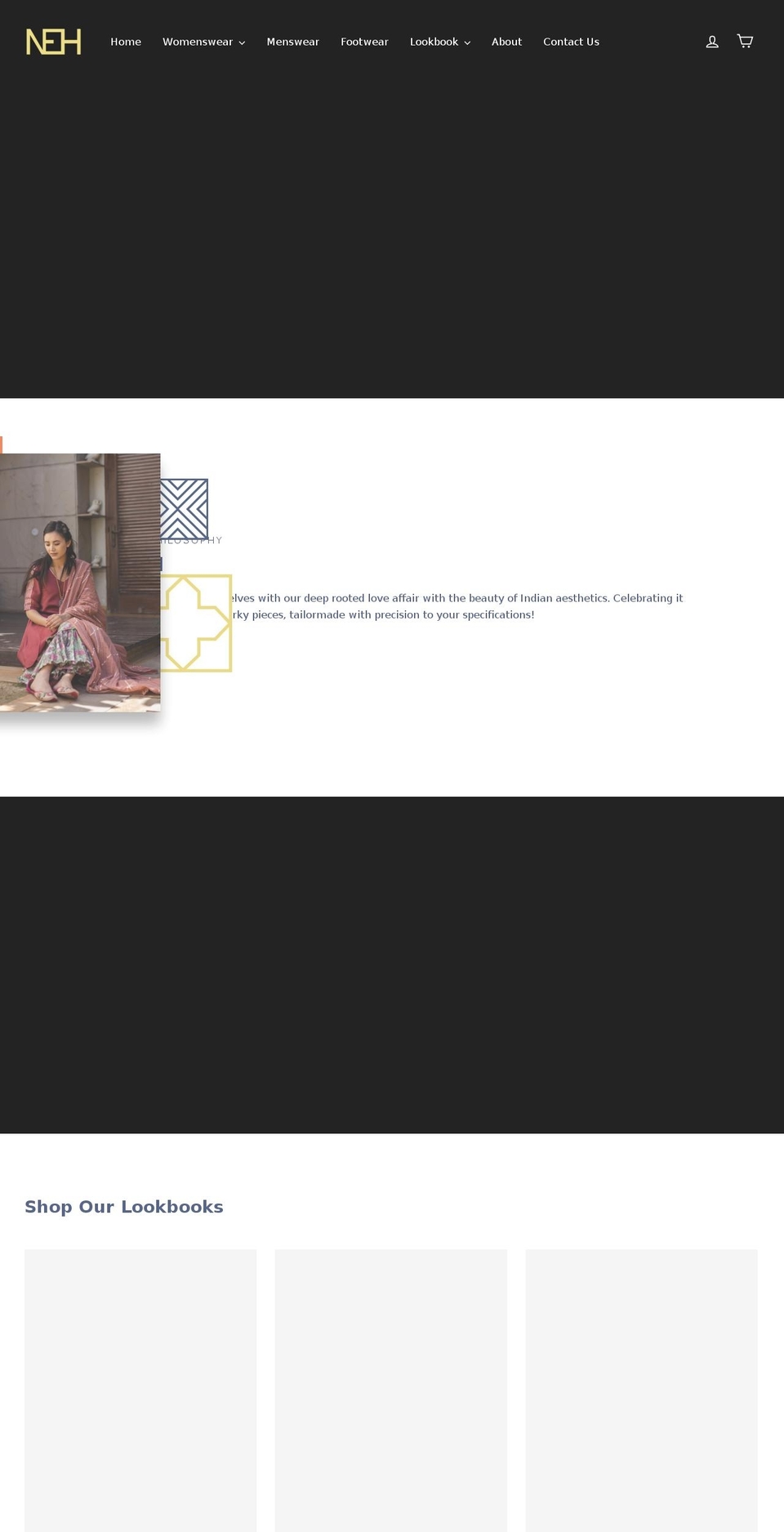 thenehstore.com — Shopify storefront screenshot