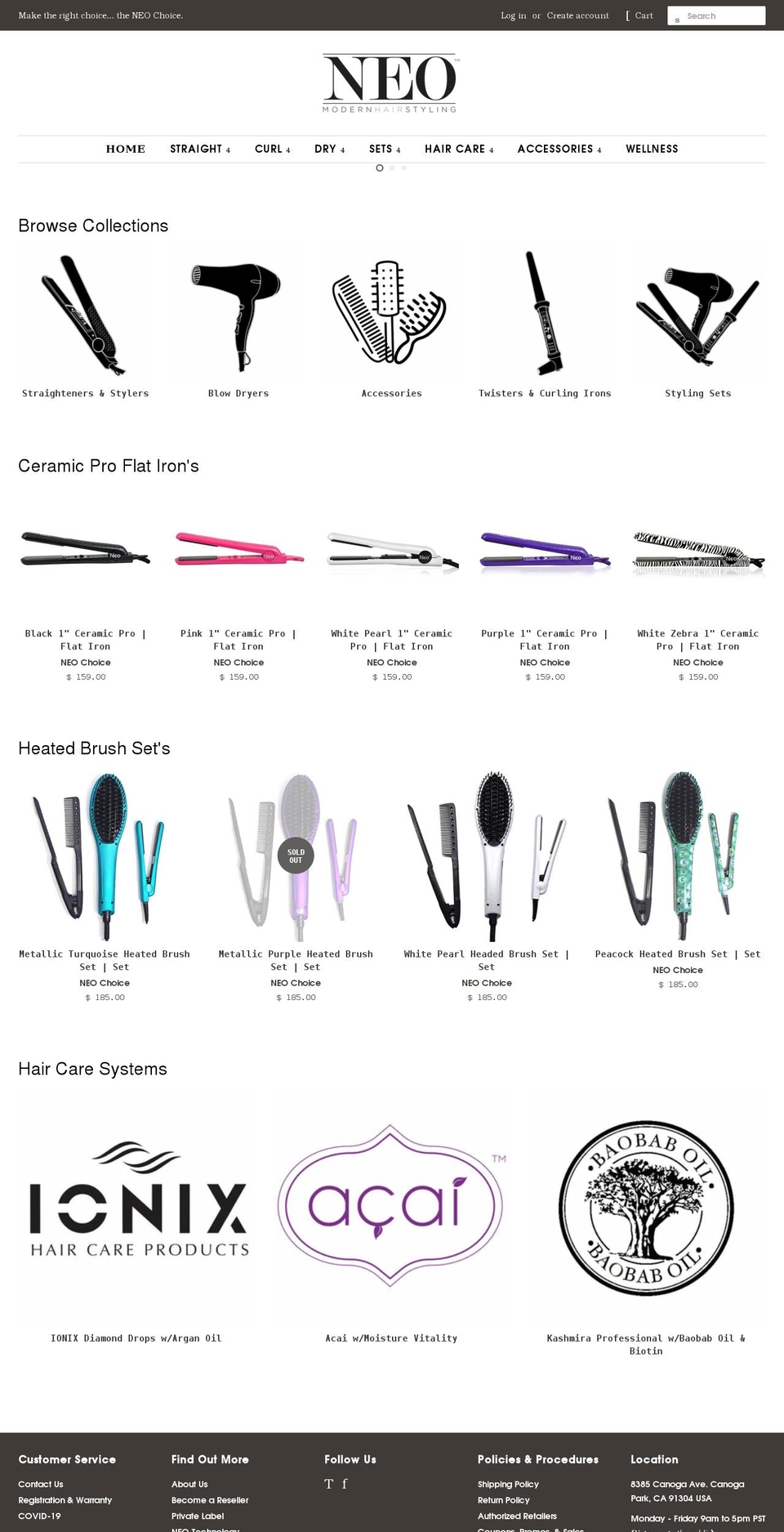 theneochoice.myshopify.com shopify website screenshot