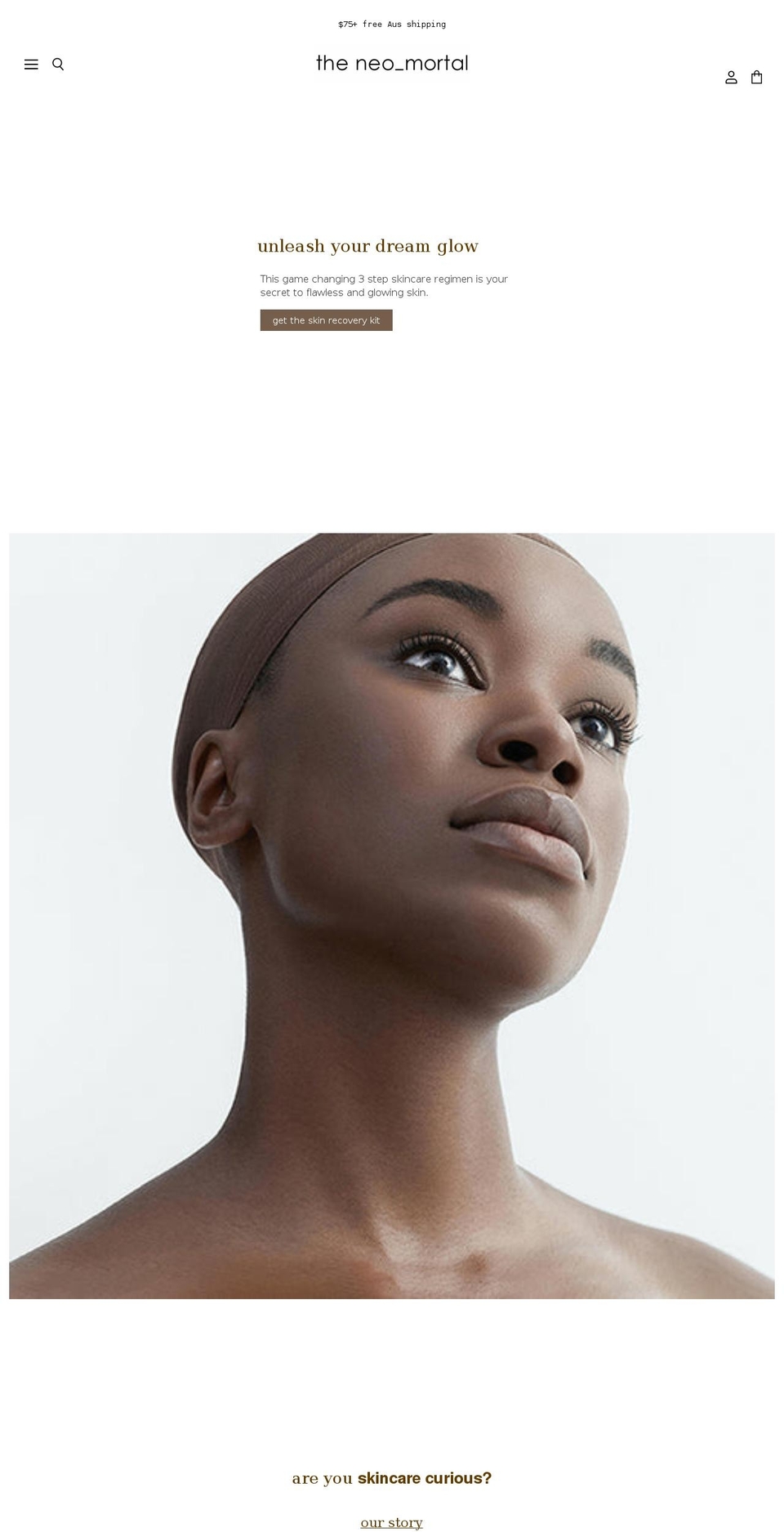 theneomortal.com shopify website screenshot