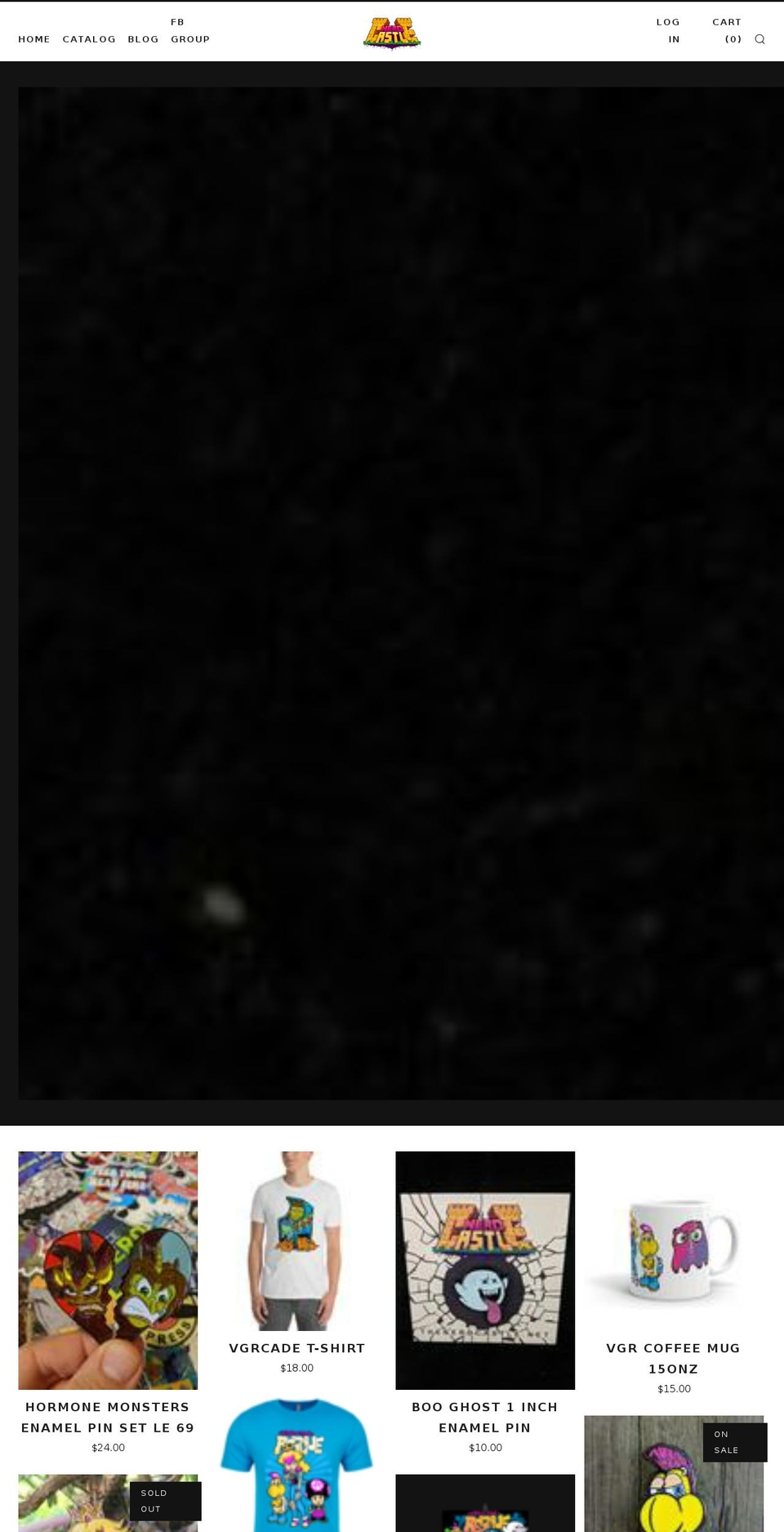 thenerdcastle.net shopify website screenshot
