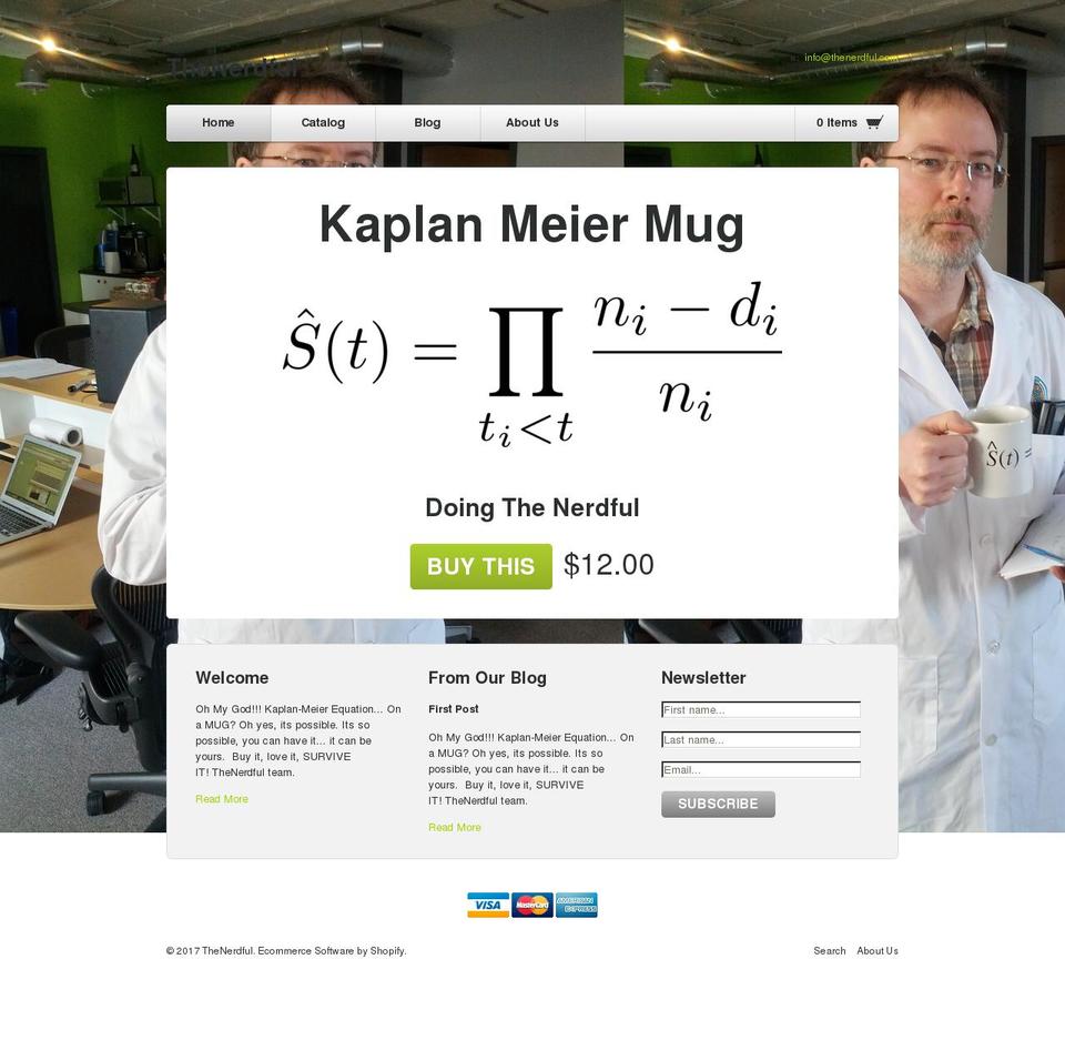 thenerdful.com shopify website screenshot