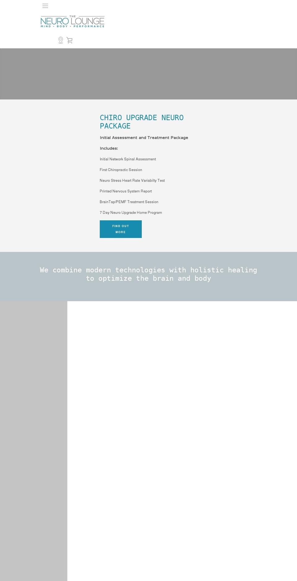 theneurolounge.com shopify website screenshot