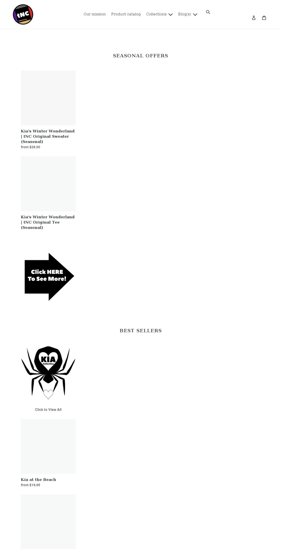 thenewcool.org shopify website screenshot