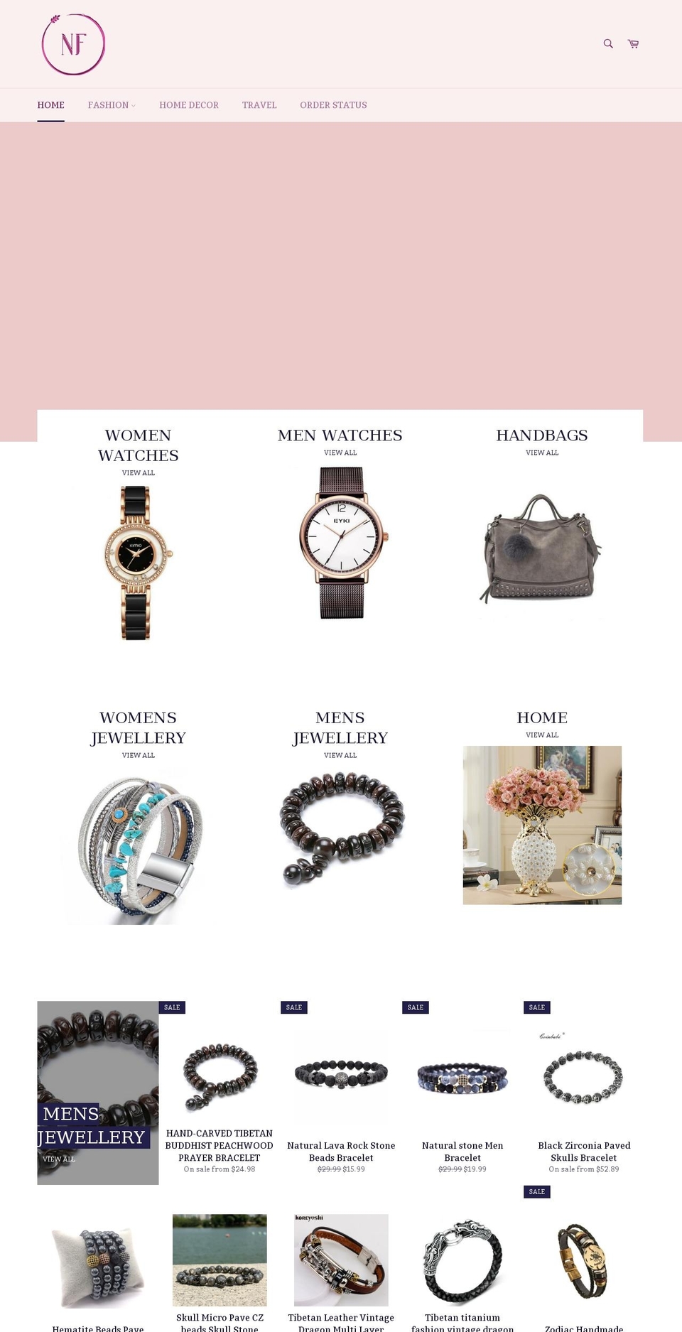 thenewfad.com — Shopify storefront screenshot