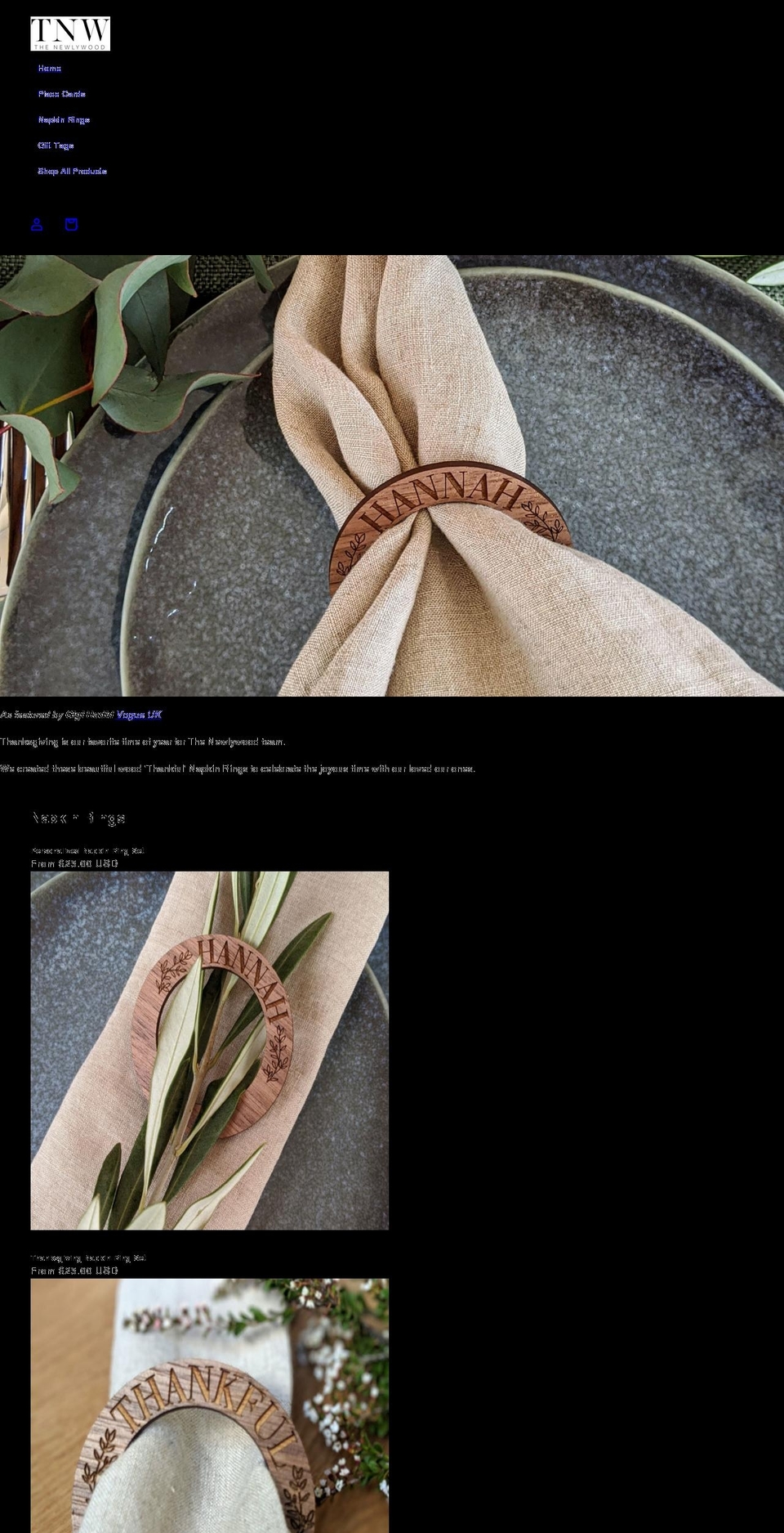 thenewlywood.com shopify website screenshot