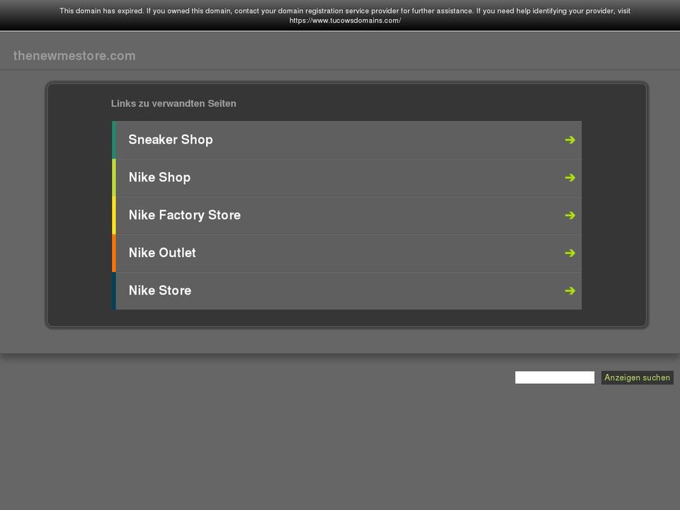 thenewmestore.com — Shopify storefront screenshot