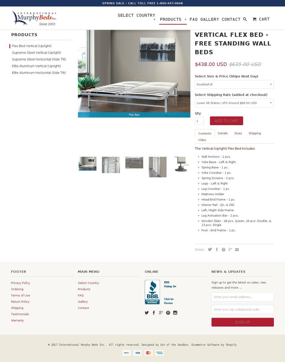 thenextbed.com shopify website screenshot