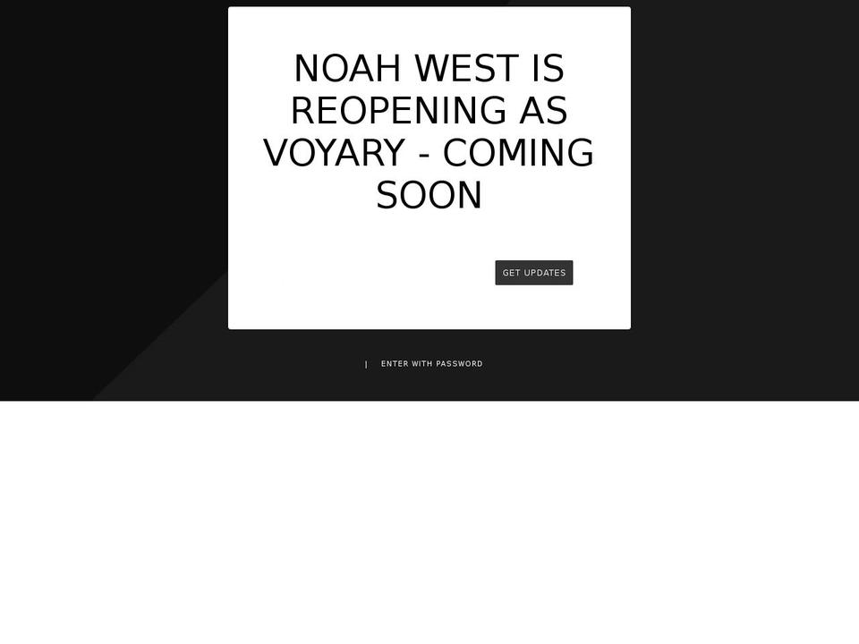 thenoahwest.com — Shopify storefront screenshot