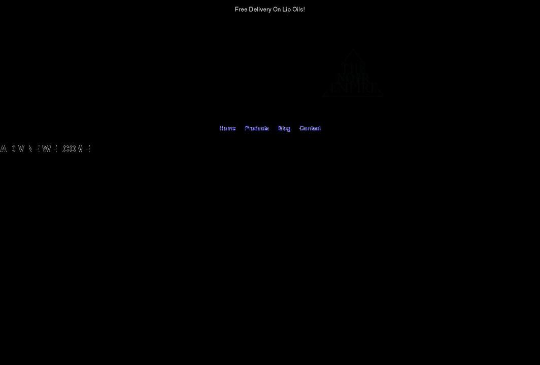 thenoirempire.com shopify website screenshot