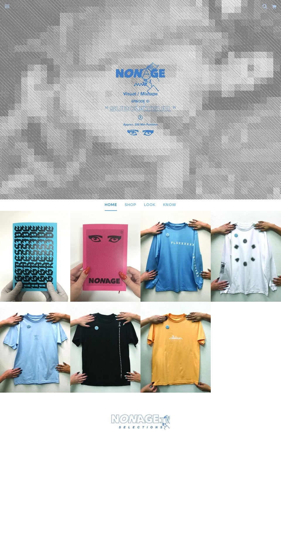 thenonage.com shopify website screenshot