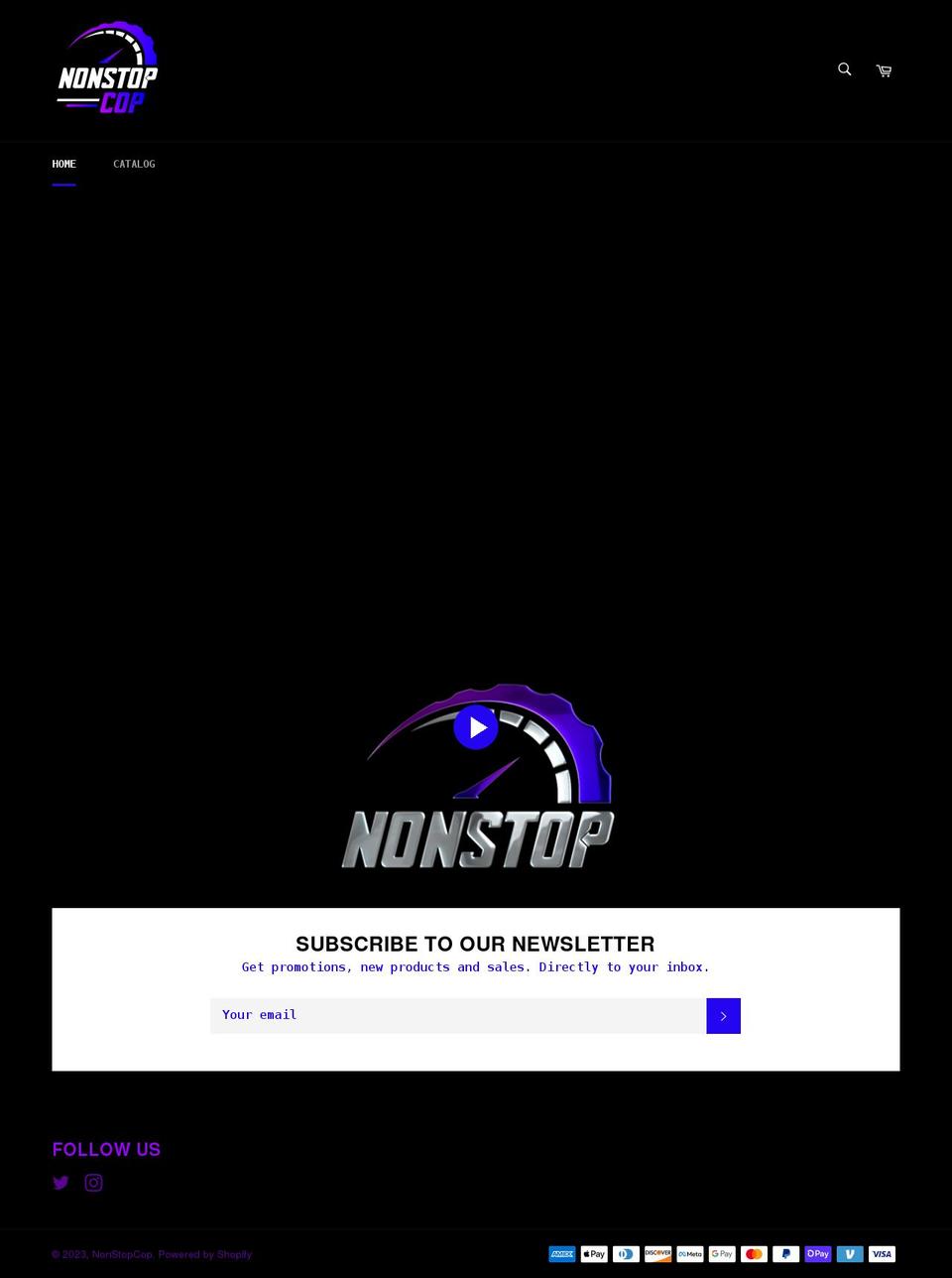 thenonstopshop.com — Shopify storefront screenshot