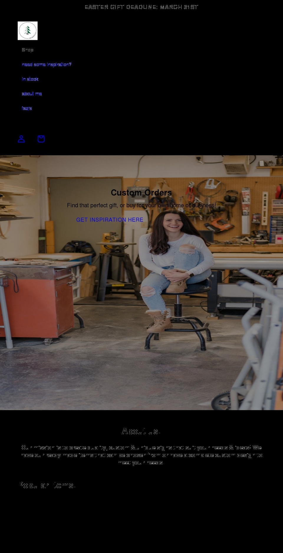 thenorthcut.com shopify website screenshot