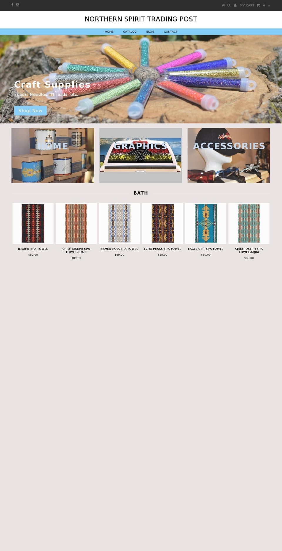 thenorthernspirit.ca shopify website screenshot
