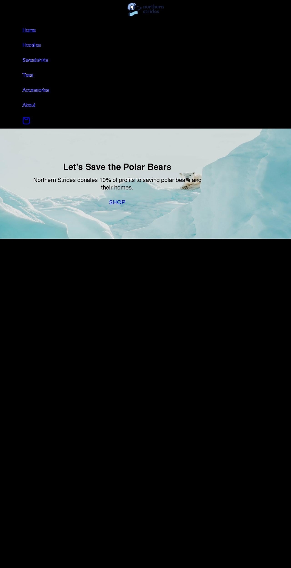 thenorthernstrides.com shopify website screenshot