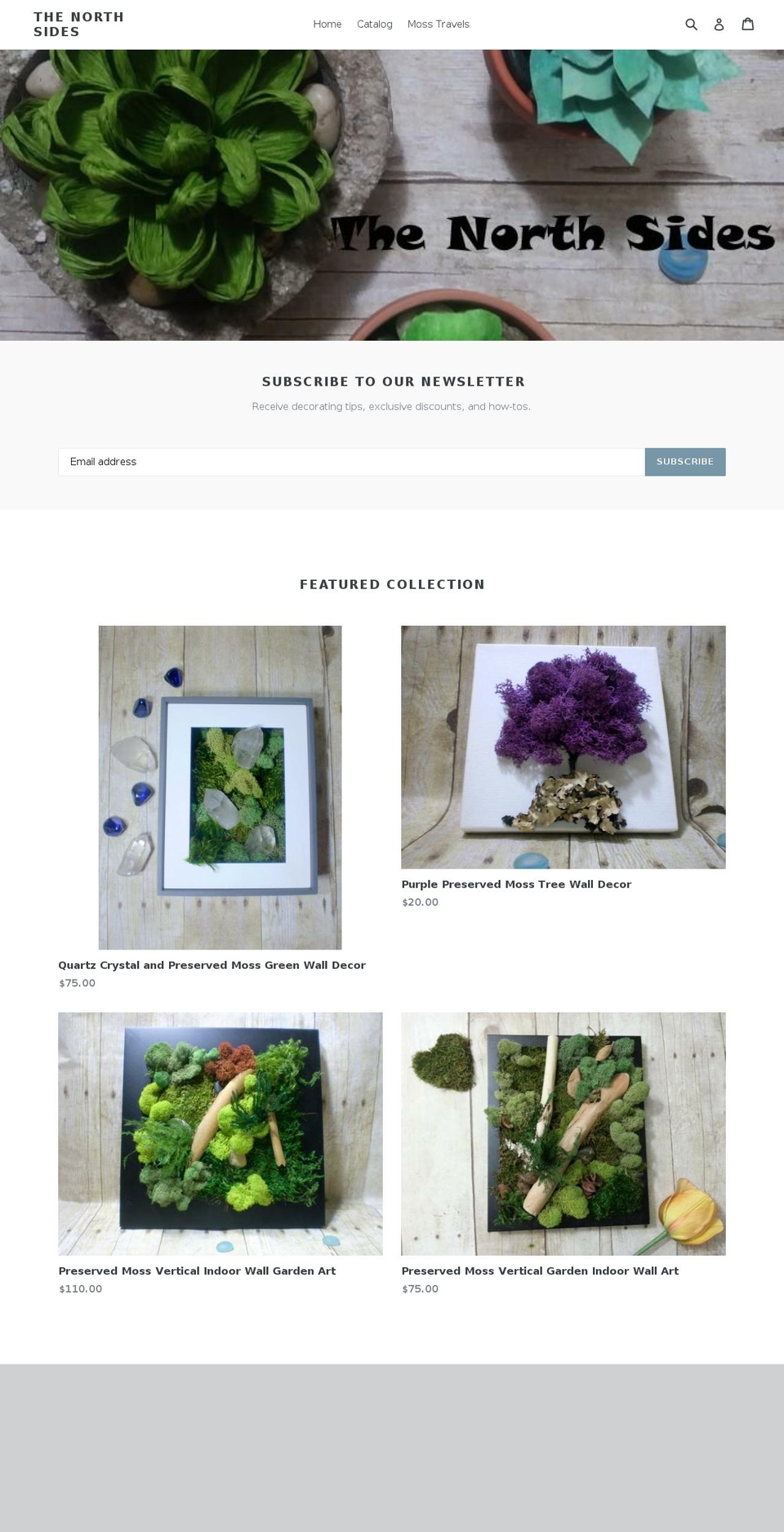 thenorthsides.com — Shopify storefront screenshot