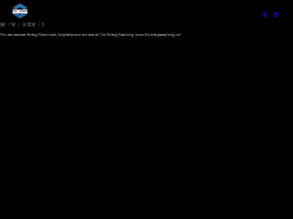 thenotaryshop.org shopify website screenshot