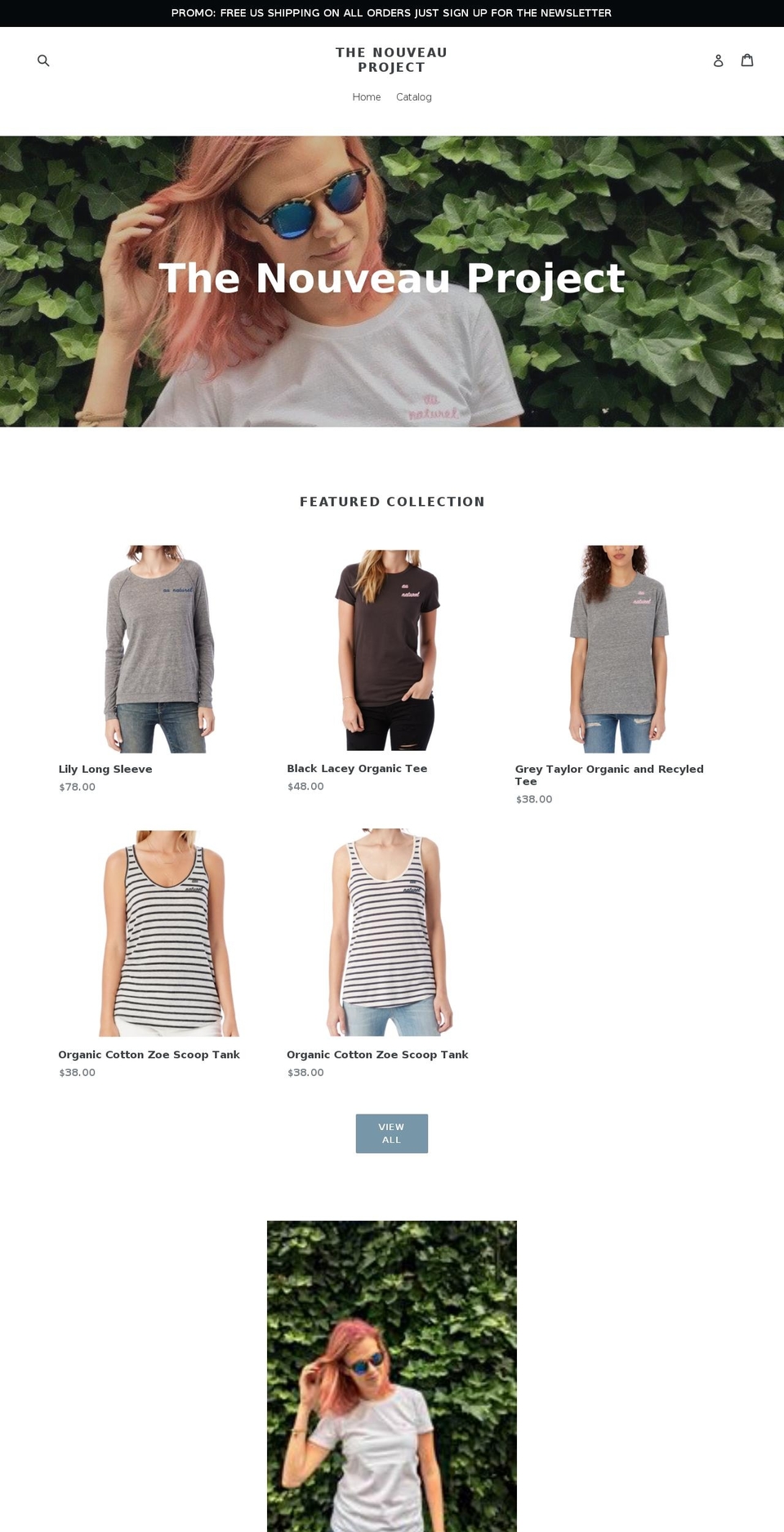 thenouveauproject.com — Shopify storefront screenshot