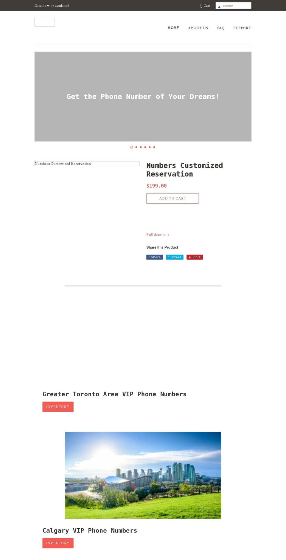 thenumberkeeper.com shopify website screenshot