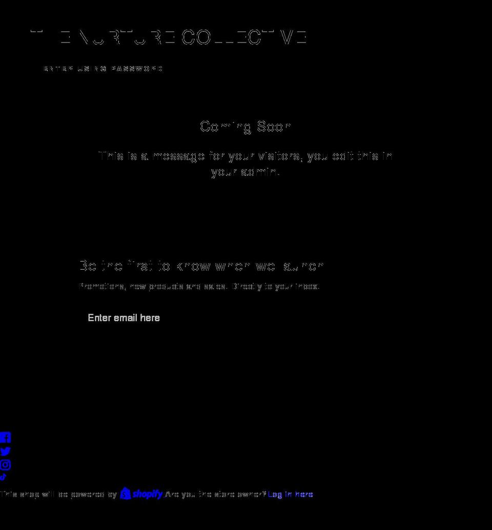 thenurturecollective.com shopify website screenshot