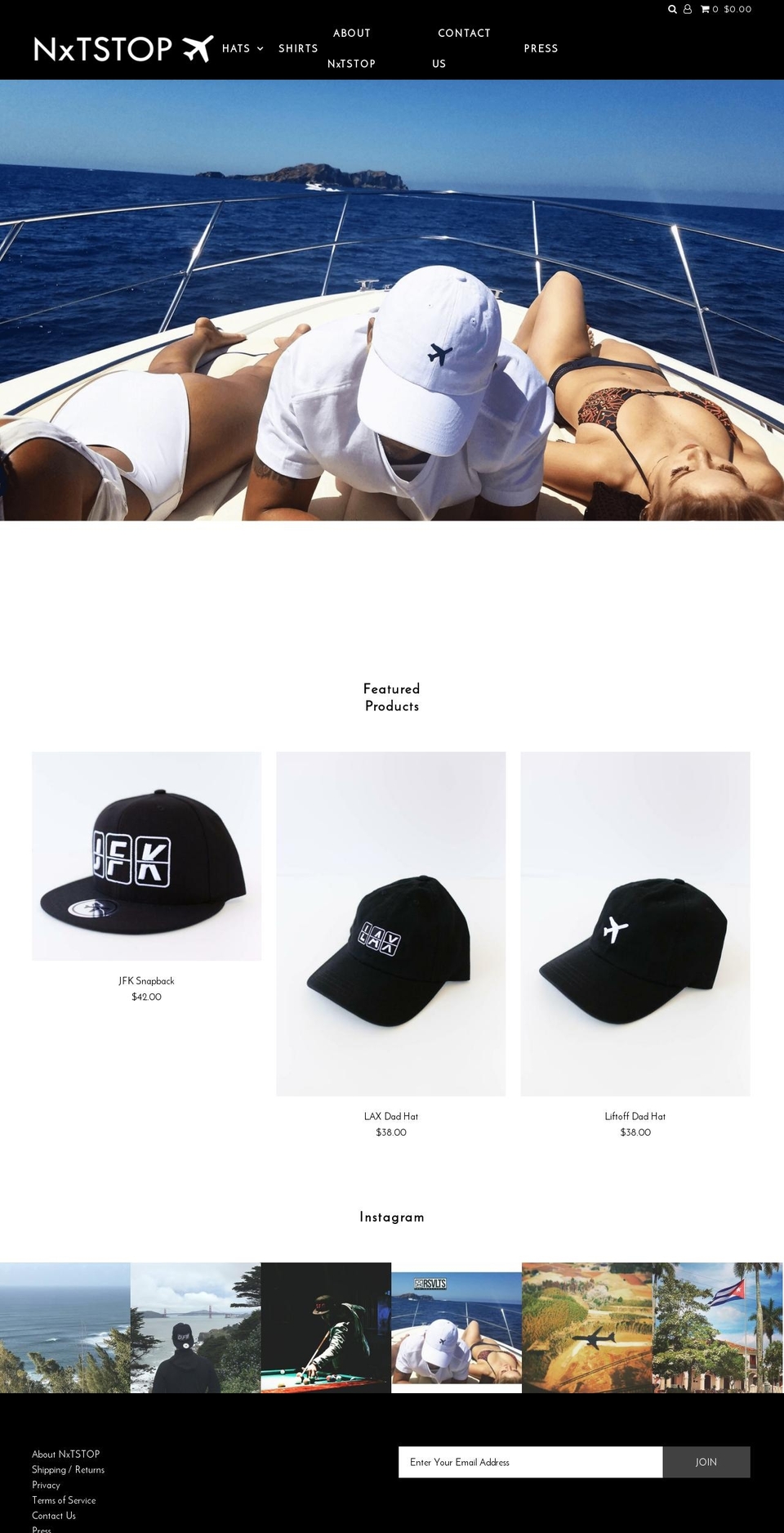 thenxtstop.com shopify website screenshot