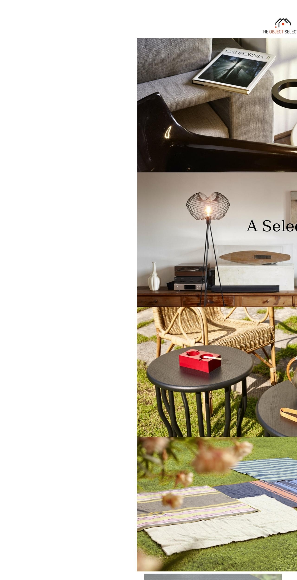 theobjectselection.com — Shopify storefront screenshot