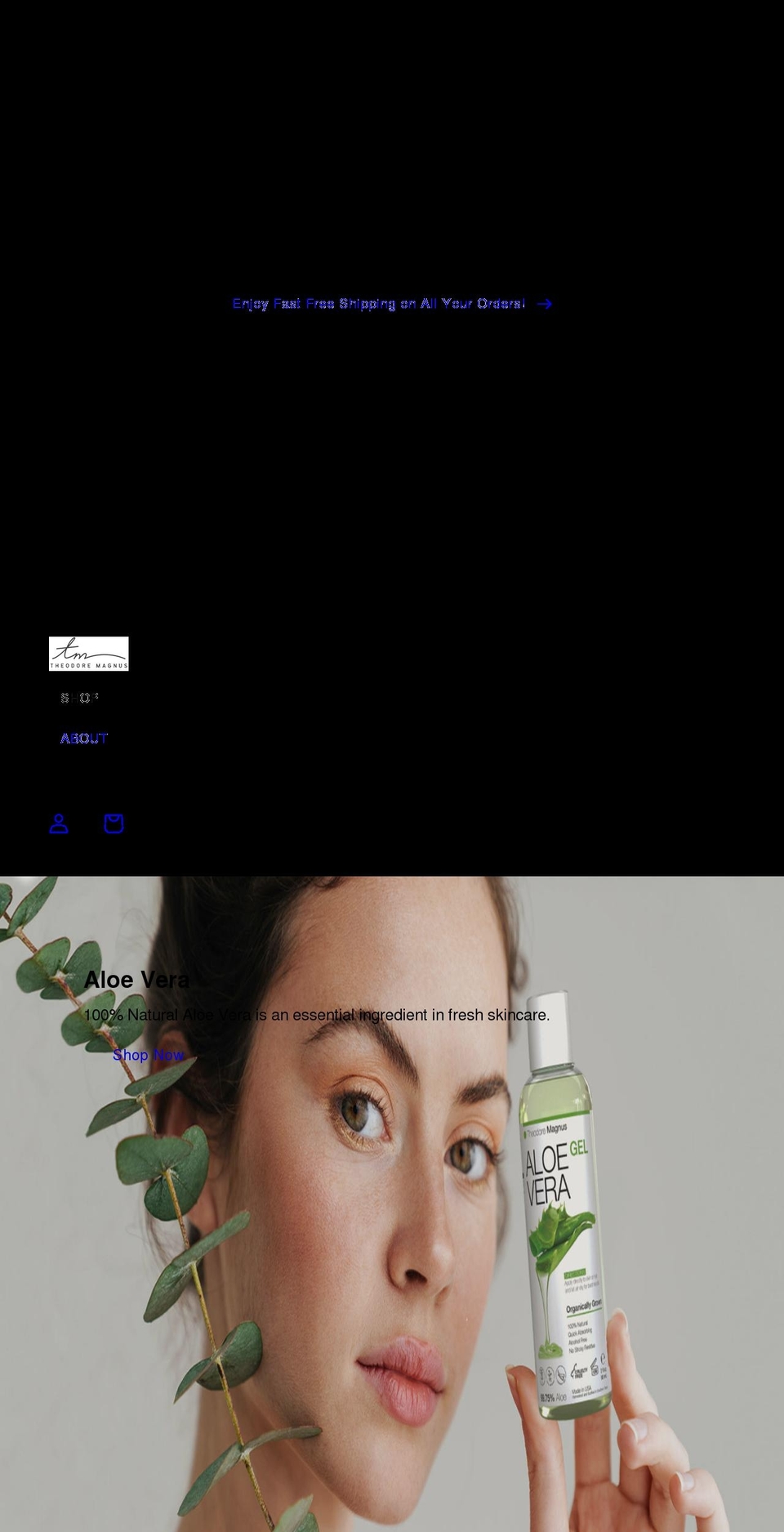 theodoremagnus.com shopify website screenshot