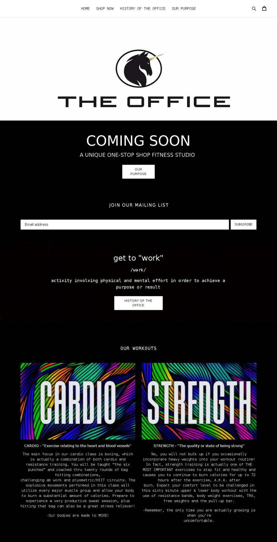 theoffice954.com shopify website screenshot