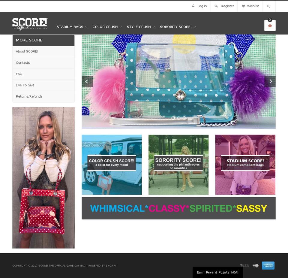 Copy of score-shopify-theme-everyting-fashion Shopify theme site example theofficialgamedaybag.com