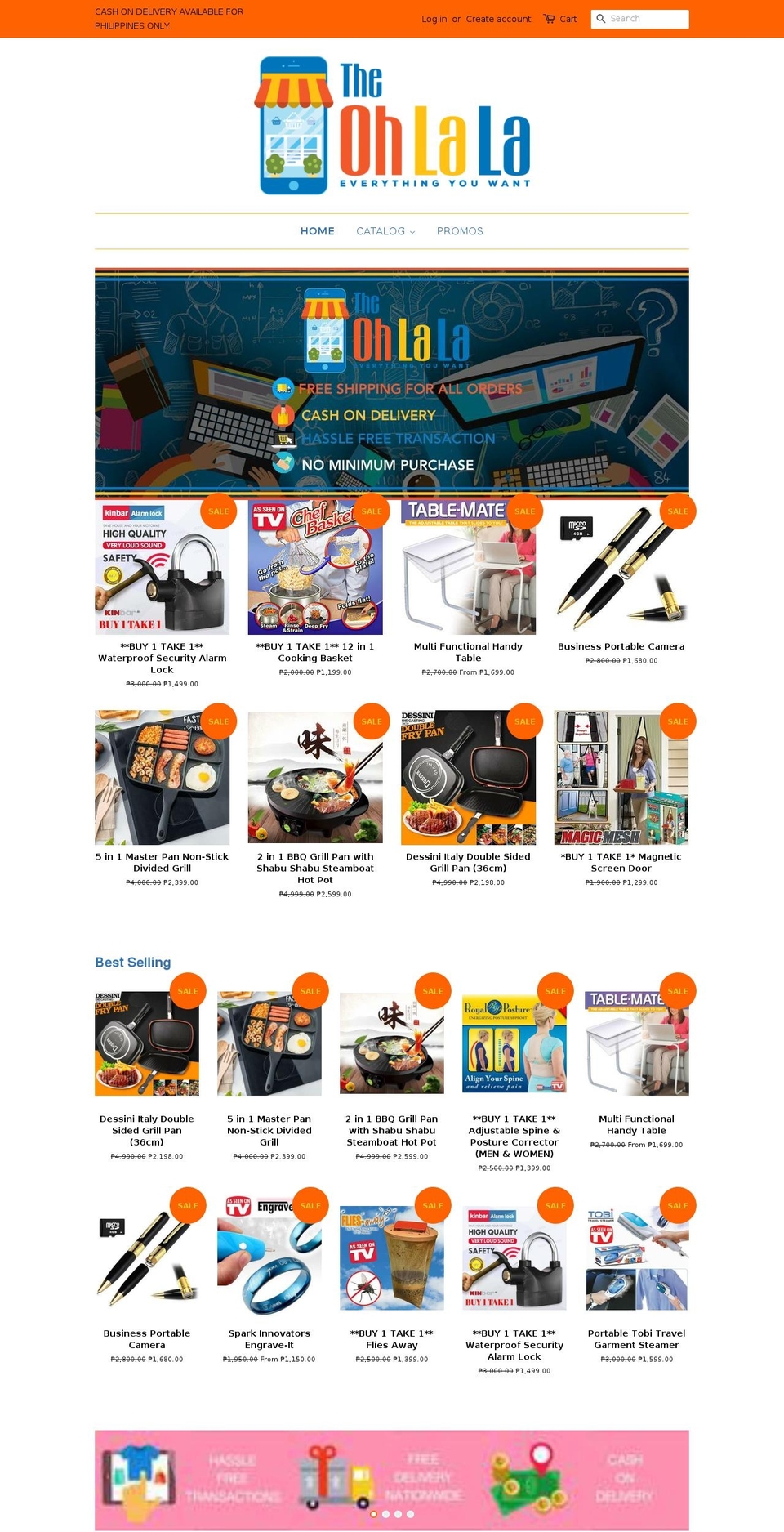 theohlala.com — Shopify storefront screenshot